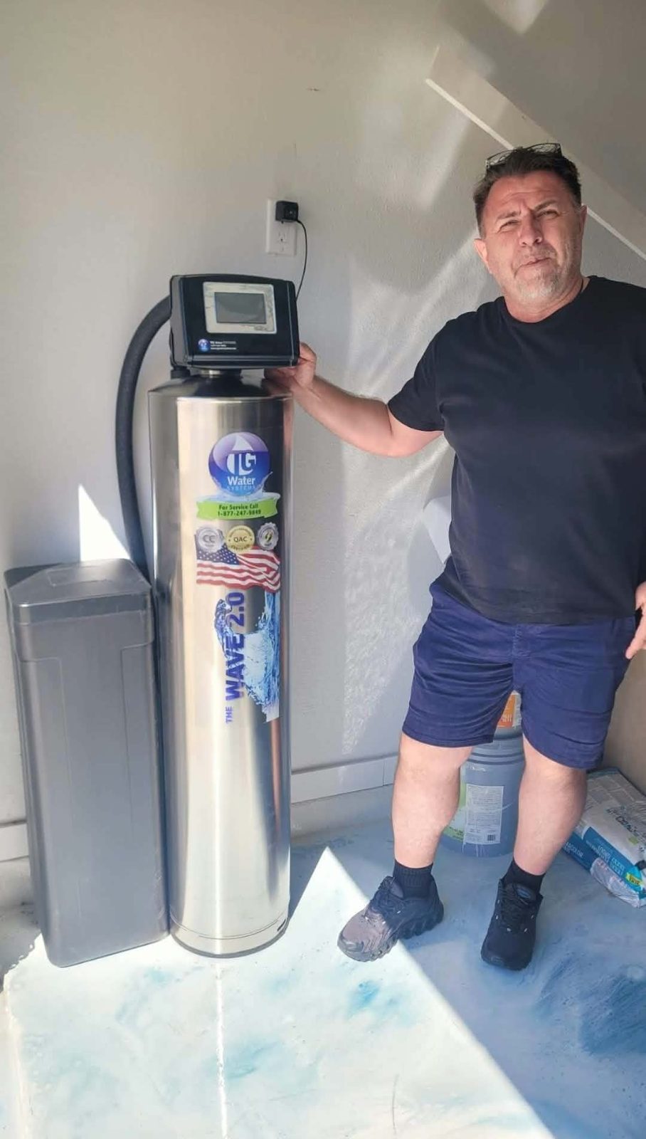 One of Our Happy Customers after an Installation